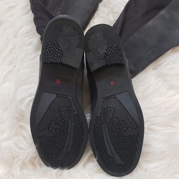 Blondo Ellie Waterproof Knee High Riding Gray Boot - Picture 3 of 6